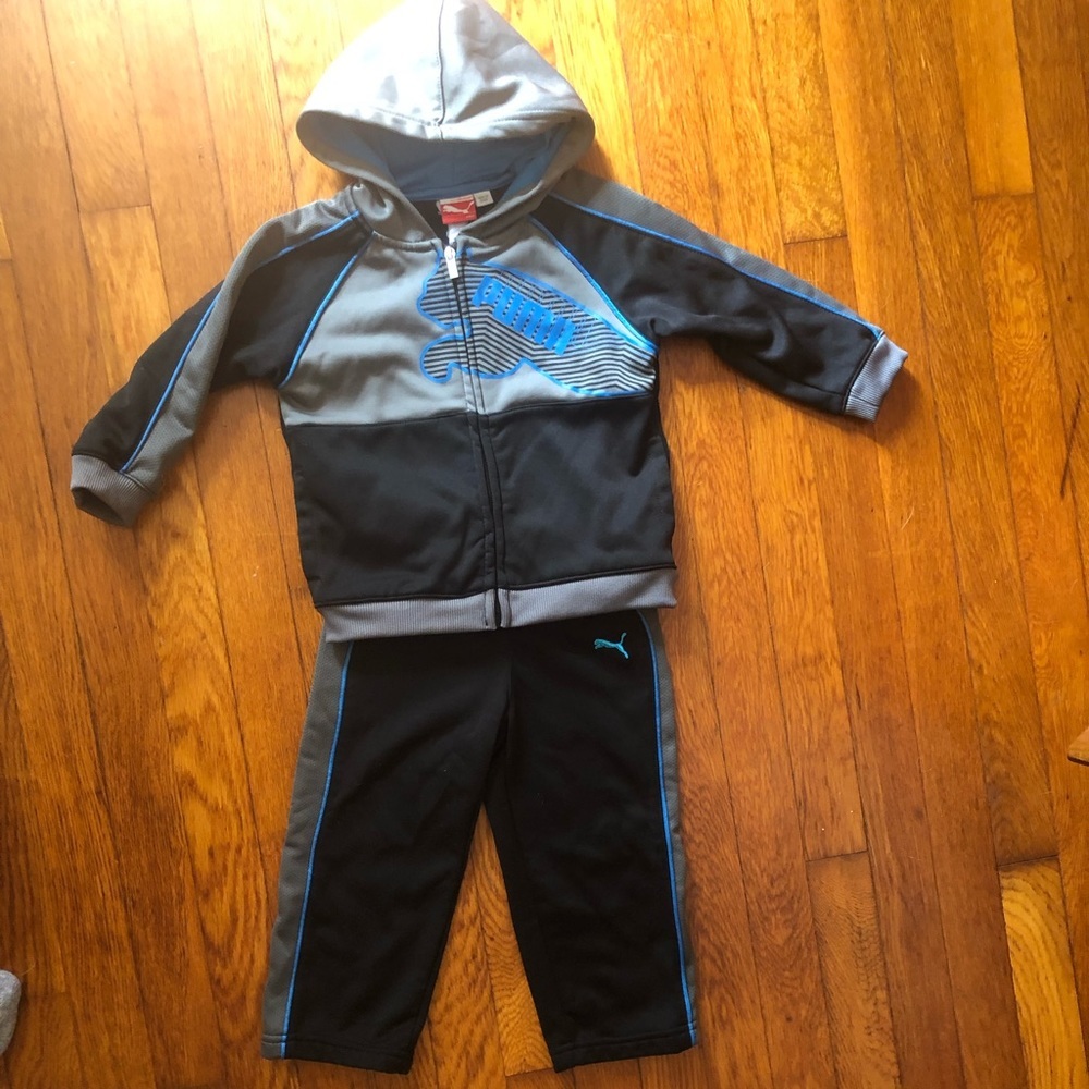 Toddler boy puma track suit